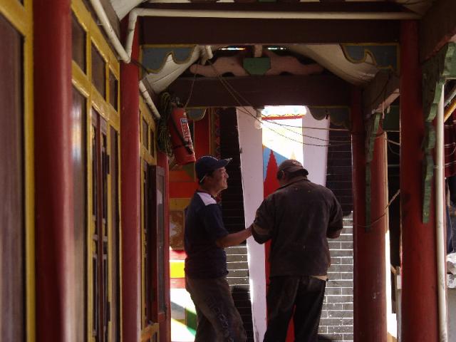 11南無寺里的熱貢藝術家